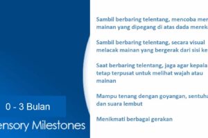 5 Tahapan Perkembangan Sensoris Anak Pada Usia 0-3 Bulan